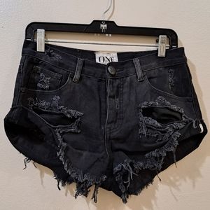 One by one teaspoon shorts